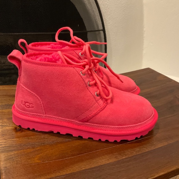 UGG Neumel II Water Resistant Chukka Boot Rock Rose Size 7 - Picture 5 of 9